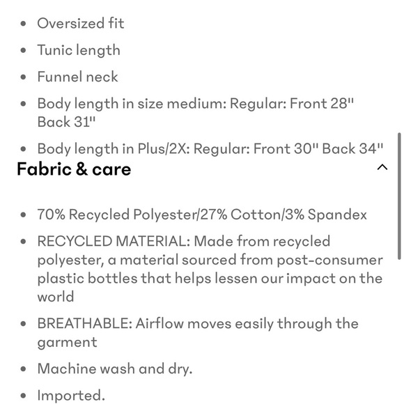 Athleta Funnel Neck Sweatshirt - Picture 8 of 8